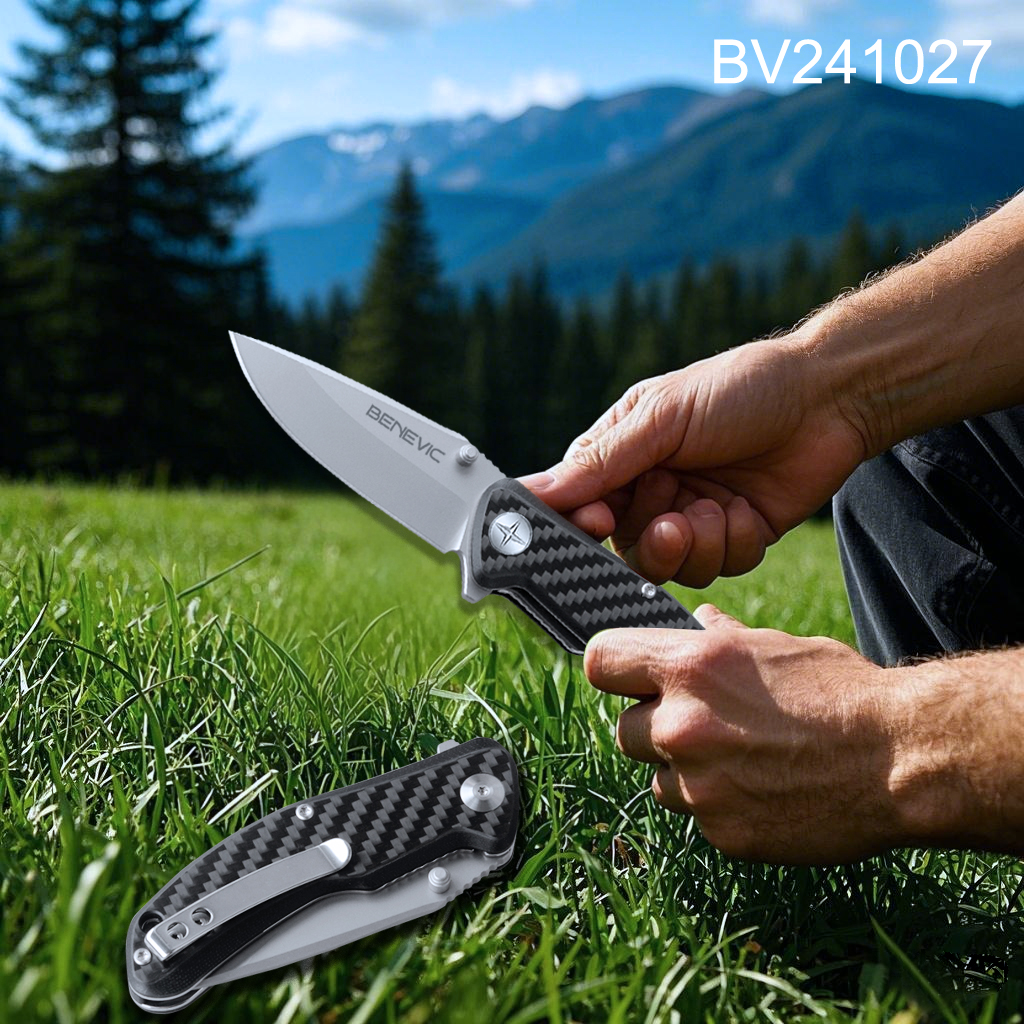 BV241027 Folding Pocket Knife with Ball Bearing Assist
